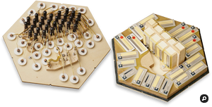 Inside view of the action and reedpan