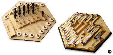 Inside view of the action and reedpan