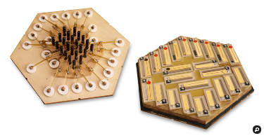 Inside view of the action and reedpan